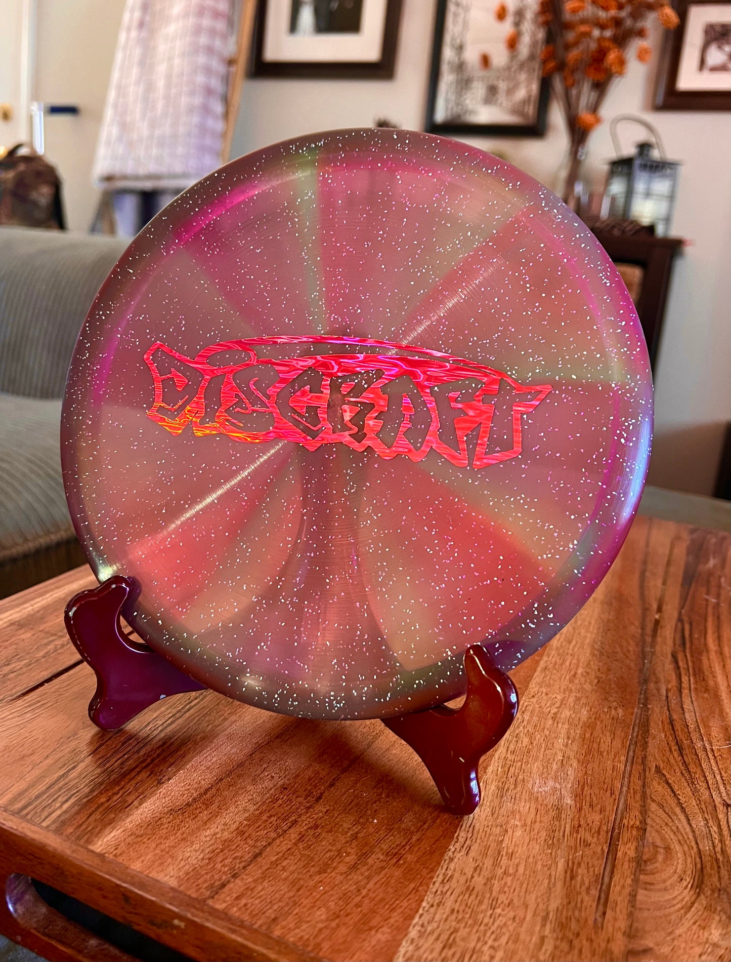 Discraft Swirl Cryztal Sparkle FLX Zone ~ Overstable putter